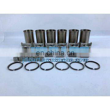 D13D Liner Kit With Cylinder Piston Rings Liner For Volvo