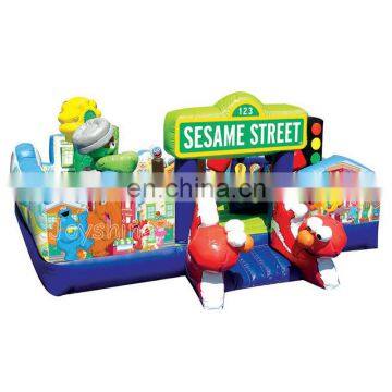 Sesame Street Inflatable Bouncer Kids Bouncy Castle Jumper Outdoor Playground Equipment