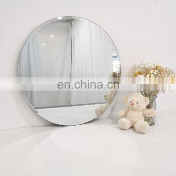 Modern 18" 24" 30"Round Beveled Polished Frameless Wall Mirrors