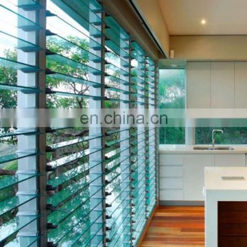 Sliding jalousie window glass prices aluminum window louver prices