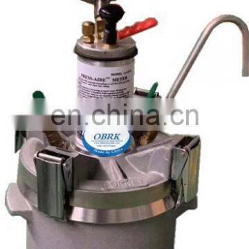 Метр для определения количества воздуха в бетоне, тип манометрический, 7 литров. Метр для определения количества воздуха в бетоне (метр для определения воздушной пропорции) photo-2