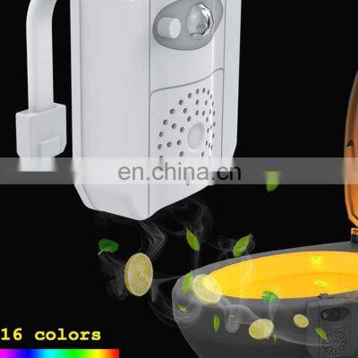 Motion Activated 16-Color Changing Battery Operated Waterproof UV Sterilization Led Toilet Night Light Motion Sensor photo-2