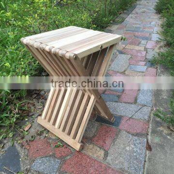 New Design Wooden Folding Stool - Acacia Fishing Stool - Vietnam Export Products photo-2