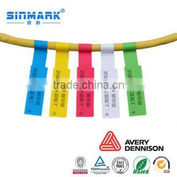 SINMARK custom cable label,cable marking label