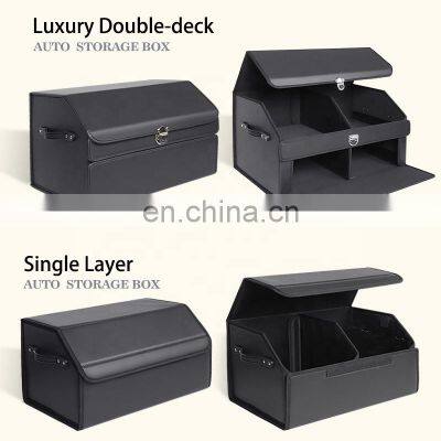 Universal Car Storage Box Foldable Trunk Collapsible Storage Box Car Trunk Organizer For Universal Cars photo-5