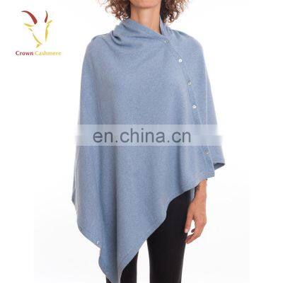 Best Selling 100% Cashmere Sweater Knit Shawl Woman Winter