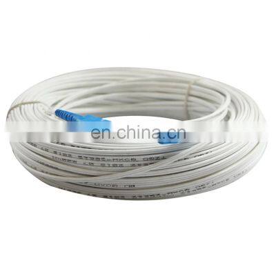 50meters SC UPC Indoor Single Mode G657A Simplex FTTH Drop Cable Patch cord SC patch cord sc/apc 50 meter