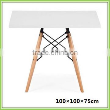 Modern New Design White Square Wood Table