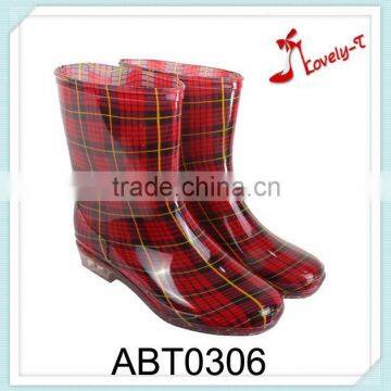 pvc girl fashion wholesale rain boots