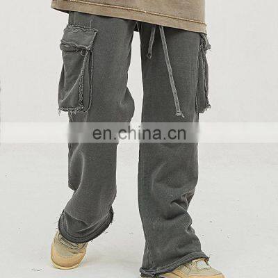 new arriving and design custom high quality 100% cotton long pant for men joggers