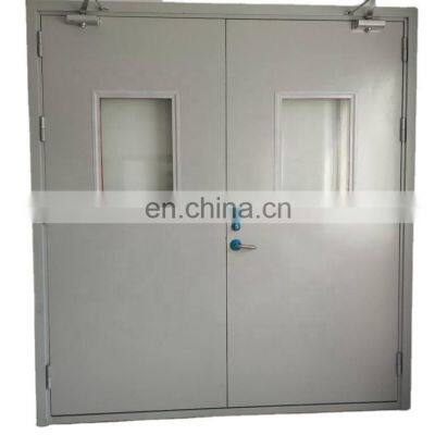 Customized production of high-quality steel fire doors for building entrance and emergency exit