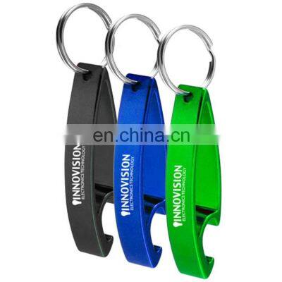 2020 New Design Aluminium Bottle Opener with Keychain