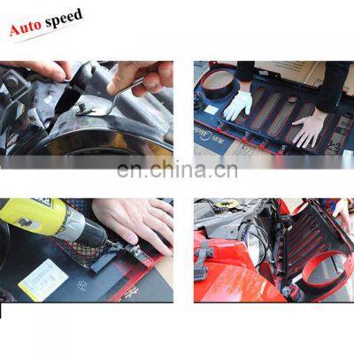 Black Mesh Grill Insect Nets for Jeep Wrangler jk Without Lock Hole photo-3