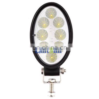 Lantsun 6460 24w High-power Epistar LED  8pcs*3 Drive Work Light cars Aluminum 2000LM  IP68 100% waterproof dustproof quakeproof