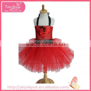 Jumper skirt tomato tutu dress with puffy hem halloween costume gauze dress                        
                                                                                Supplier's Choice