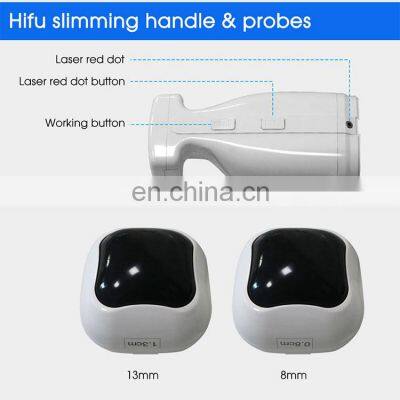 Double Screen High Focused Ultrasound Hifu Face Lifting 2 in 1 Liposonic Body Slimming Machine