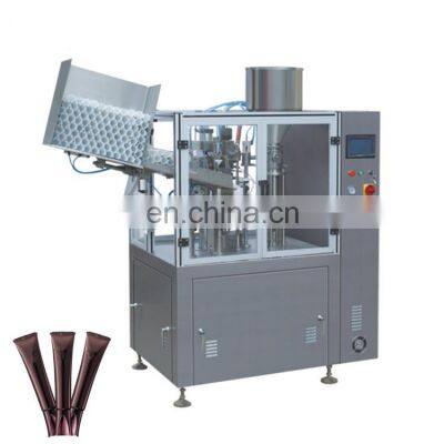 Ultrasonic Plastic Tube Semi Automatic Tube Filling Sealing Machine For Cosmetic Cream