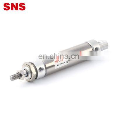 SNS MA Series double/single acting stainless steel mini pneumatic air cylinder with PT/NPT port