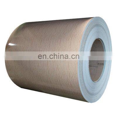 Wood grain Color Coated PPGL ppgi coil sheet Z275 PPGI Q195 Q235 SS330 SS400 Pre-Painted prepainted galvanized steel coil