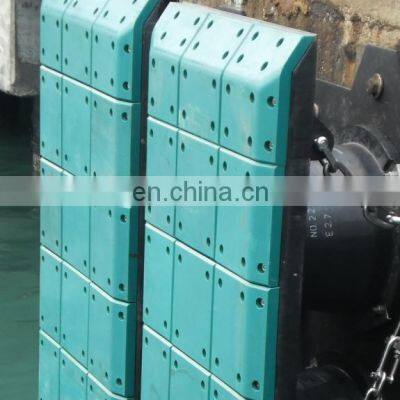 Impact Resistant UHMWPE HDPE Marine Fender Facing Pad Plastic Sliding Panel