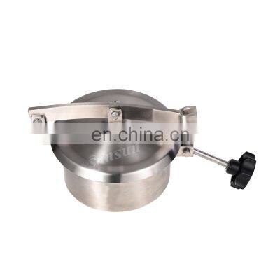 Hygienic Stainless Steel SS304 SS316L Tank Manway Round Manhole Cover for Sale