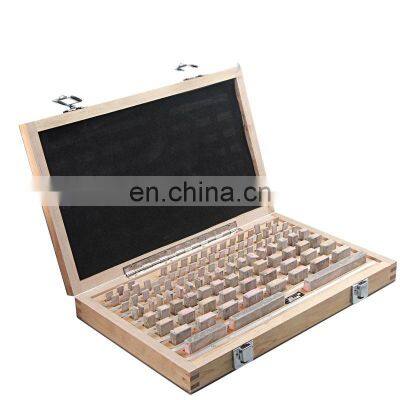 SHAHE Block Gauge 103Pcs/Set 1 grade 0 grade Caliper Block gauge Inspection Block Gauge