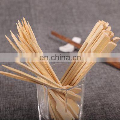 Eco Friendly Outdoor Picnic Disposable Long Wooden Grill Skewer Barbecue/ Flat Kebab Bbq Bamboo Incense Charcoal Stick in China photo-5