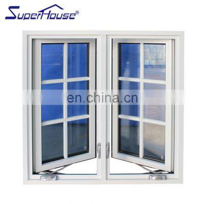 American style Heat Insulated Aluminium Crank Casement Window