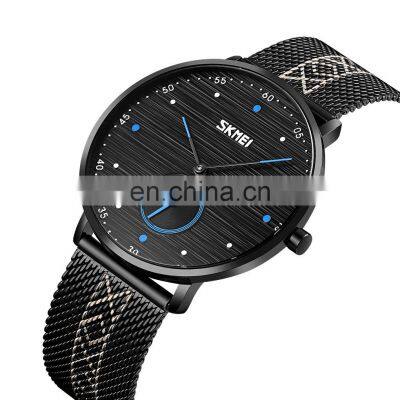 New Design Original Watch Top Brand Skmei 9218 Mesh Strap Waterproof Japan Movement Quartz Men Wristwatch photo-2