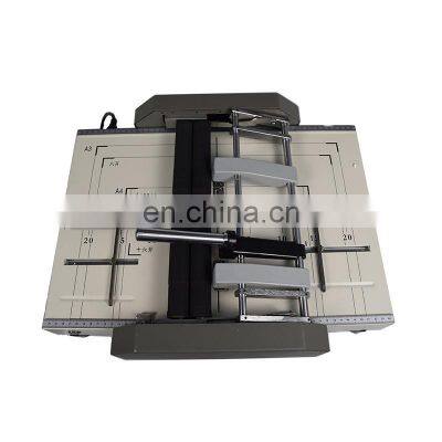 Hot-sale Manual Type Desktop Booklet Maker Folding Machine photo-4