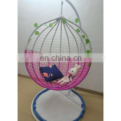 Customize good quality outdoor colorful egg rattan beach chairs hanging pod chair