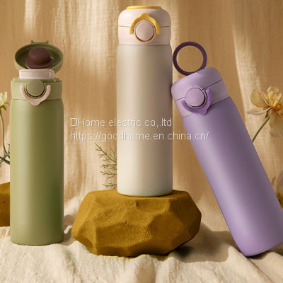 Thermos Cup Female Student Cute Portable Water Cup 304 Stainless Steel Cup High Appearance Level（Wechat:13510231336） photo-2