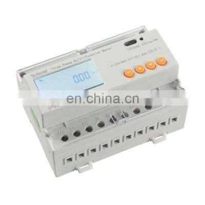 Acrel DTSD1352-C china supplier multifunction  din rail energy meter for solar inverter