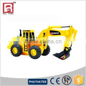 Min Slide Friction Excavator Model Toy Free wheel