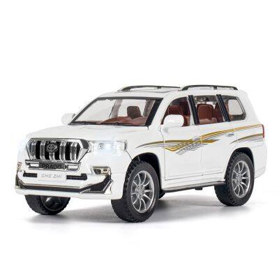 Hotsale Diecast 1:24 Scale Prado Pull Back Diecast Toy Vehicles with Music and Light