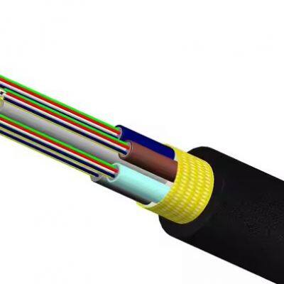 Outdoor GYFTY Aerial Single Mode G652D/G657A Optical Fiber Stranded Loose Tube Fiber Optic Cable photo-2