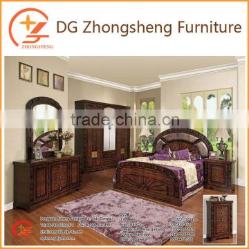 223 carved bed, carved wood bed, carved MDF bed