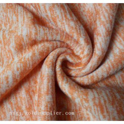 Weft Knitted Cationic Two-tone Sweater Fleece Fabric For Winter Garment - Premium Textured Warmth With Dynamic Color Contrast photo-4