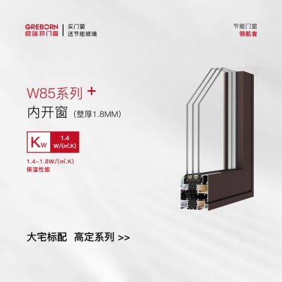 Первый выбор для замены окон в внутренних окнах серии Greborn W85