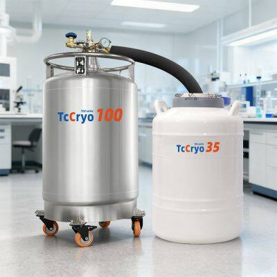 TcCryo YDS-35 Liquid N2 Tank Cryogenic Dewar Flask TcCryo photo-5