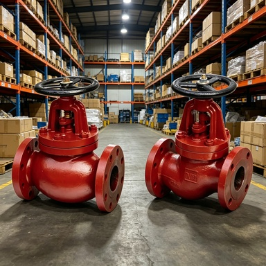 JIS F7305 J Type Flanged Cast Iron Straight Through Globe Stop Valve for Marine