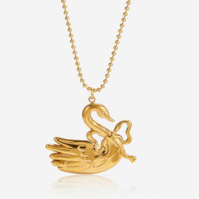 6-18cm Adjustable Gold Stainless Steel Cuban Chain Bracelet & Crypto Necklace Set