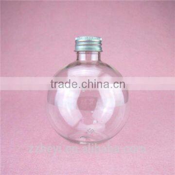 8oz 240ml clear empty spherical plastic bottle for cosmetics                        
                                                Quality Choice