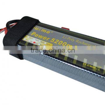Lithium Battery Pack and Charger 5200mah 7.4v