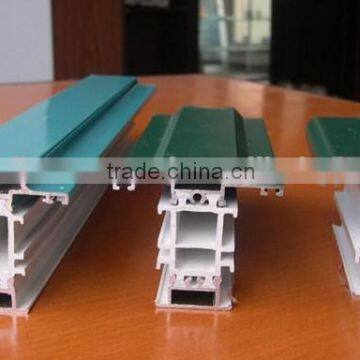 Customized powder coated thermal break aluminum extruded profile (thermal break aluminum window, aluminum window profile)