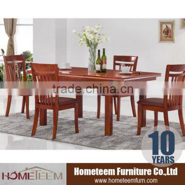 Expandable dining table from wood furniture factory supplier