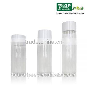 Transparent Bottle Body , White Cap With PP Inner Plug 100ml ,150ml ,120ml