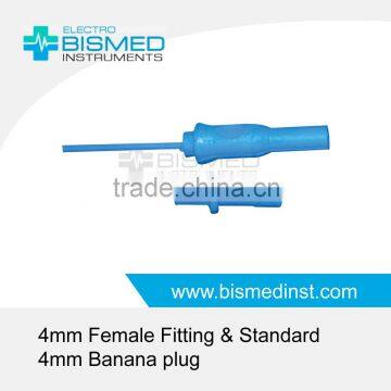 4mm Female Fitting & Standard 4mm Banana plug