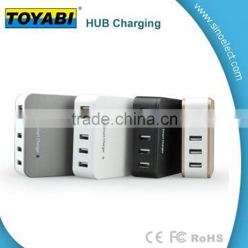5-Port Desktop USB Charger Station Intelligent Quick Charging Hub