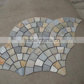 mesh cobblestone pavers